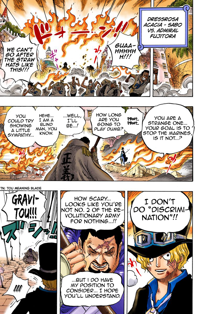 One Piece (Official Colored) Chapter 757 page 10 - 