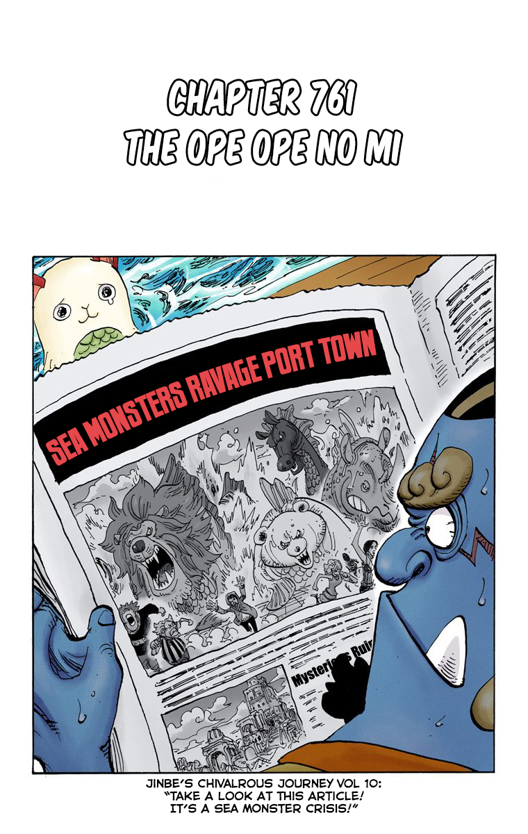 One Piece (Official Colored) Chapter 761 page 2 - 