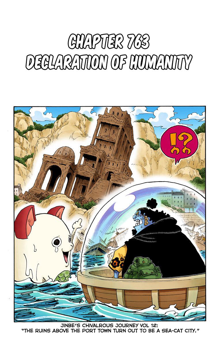 One Piece (Official Colored) Chapter 763 page 2 - 
