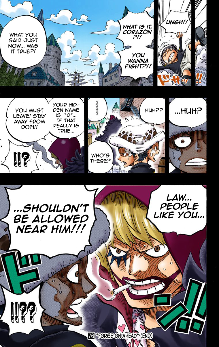 One Piece (Official Colored) Chapter 763 page 18 - 