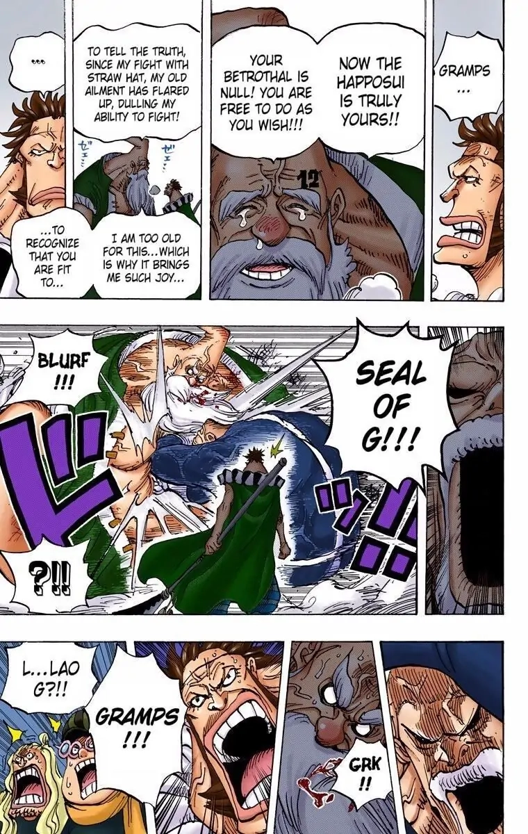 One Piece (Official Colored) Chapter 771 page 15 - 