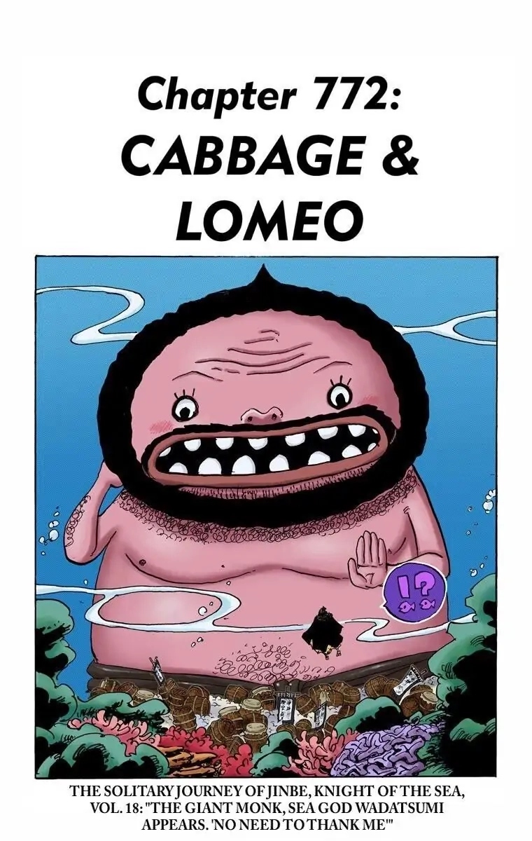 One Piece (Official Colored) Chapter 772 page 1 - 
