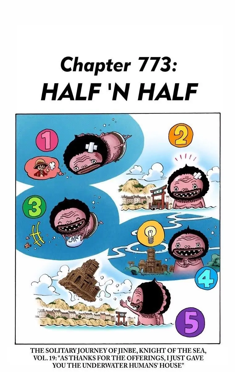 One Piece (Official Colored) Chapter 773 page 1 - 