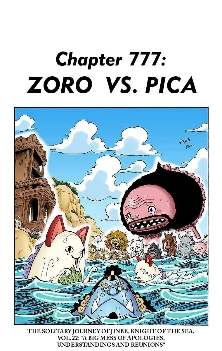 One Piece (Official Colored) Chapter 777 page 1 - 