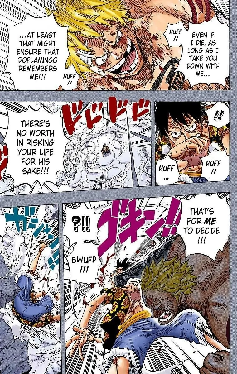 One Piece (Official Colored) Chapter 779 page 13 - 