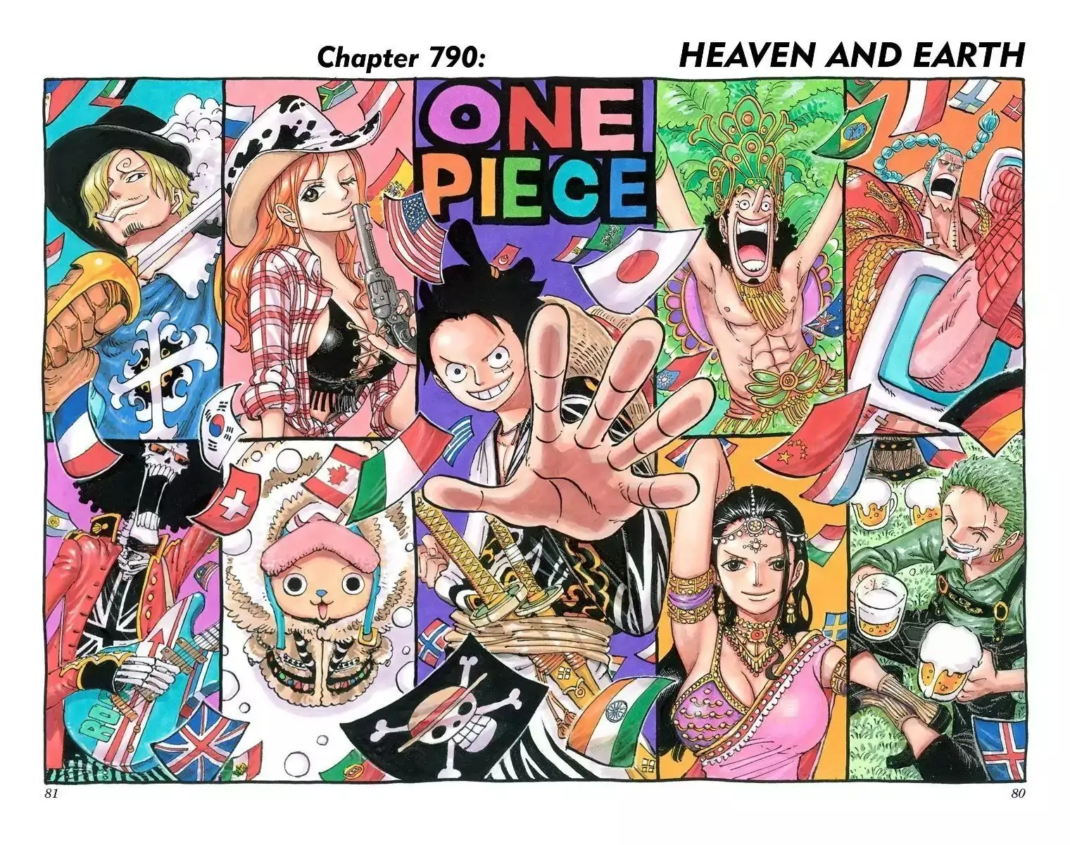 One Piece (Official Colored) Chapter 790 page 1 - 