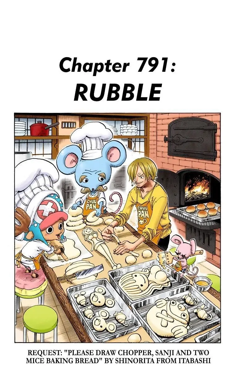 One Piece (Official Colored) Chapter 791 page 1 - 