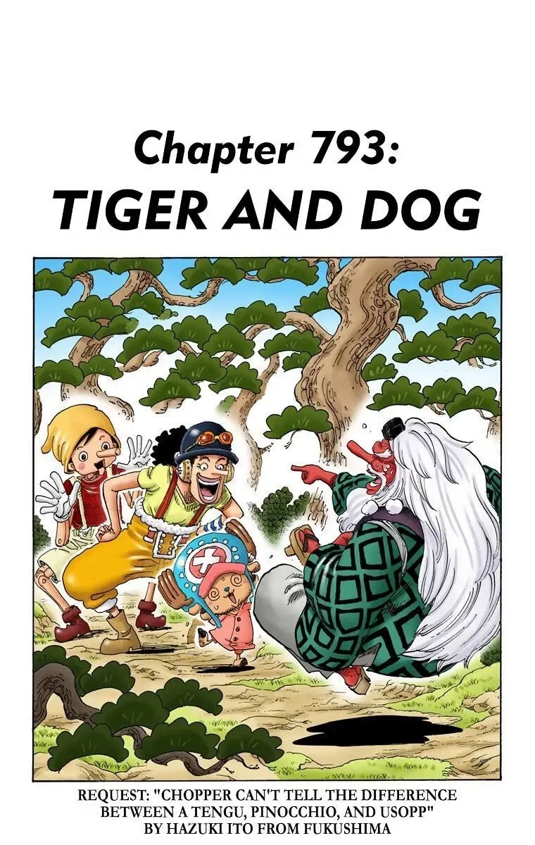 One Piece (Official Colored) Chapter 793 page 1 - 