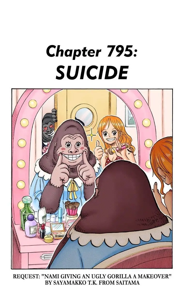 One Piece (Official Colored) Chapter 795 page 1 - 