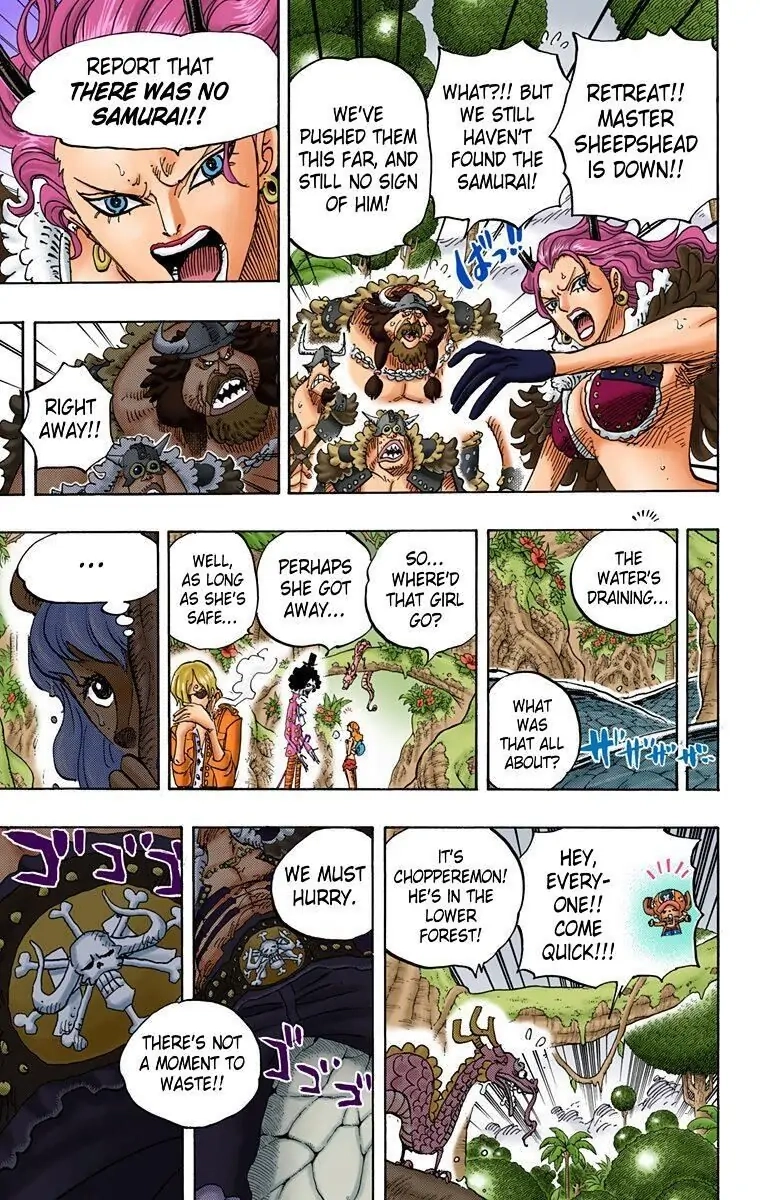 One Piece (Official Colored) Chapter 795 page 9 - 