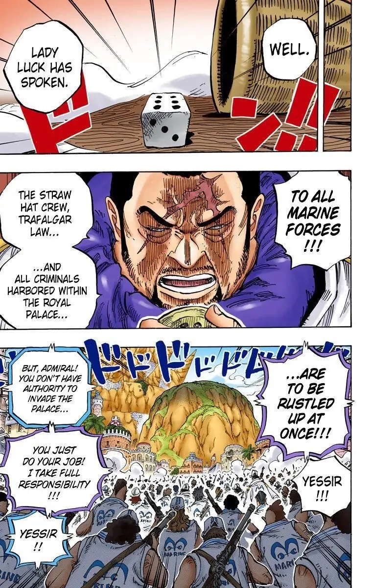 One Piece (Official Colored) Chapter 796 page 22 - 