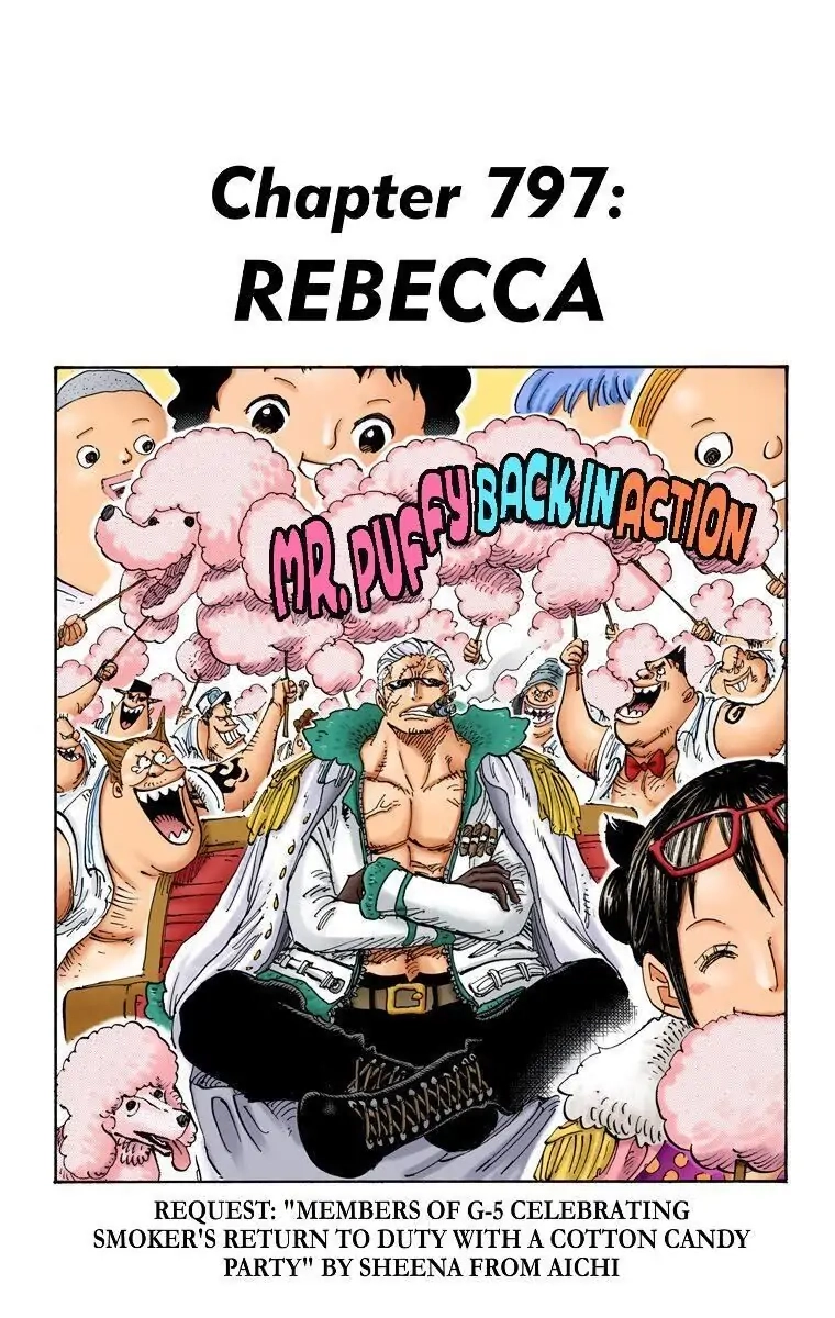 One Piece (Official Colored) Chapter 797 page 1 - 