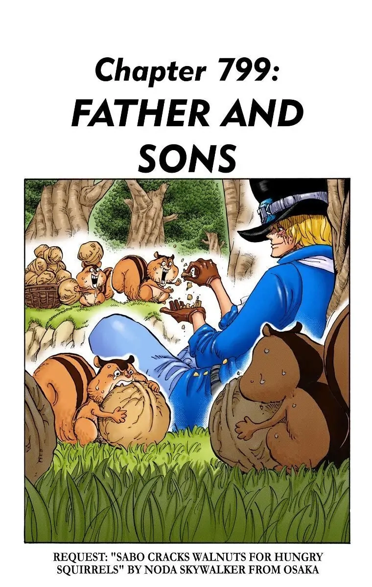 One Piece (Official Colored) Chapter 799 page 1 - 