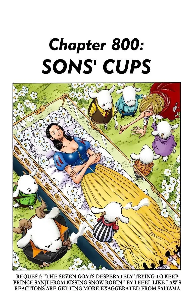One Piece (Official Colored) Chapter 800 page 1 - 