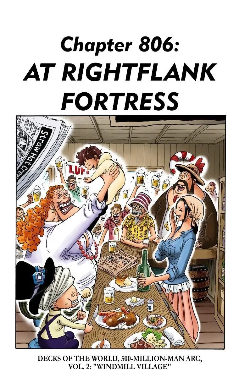 One Piece (Official Colored) Chapter 806 page 1 - 