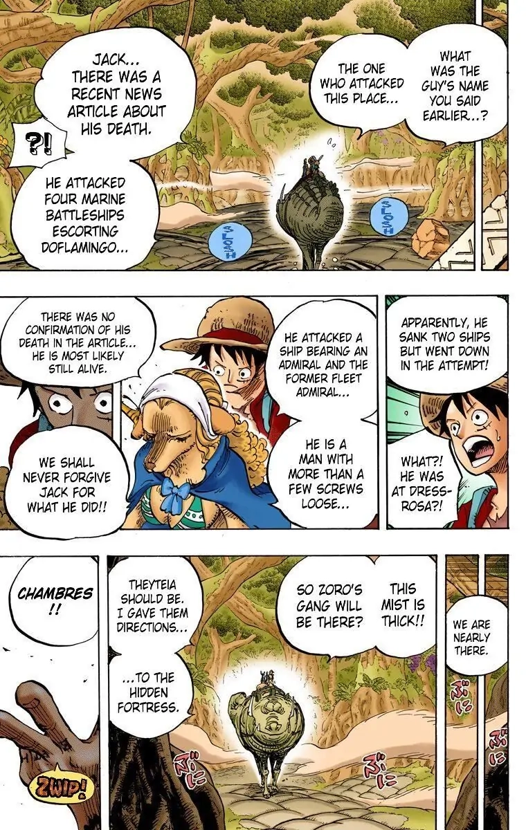 One Piece (Official Colored) Chapter 806 page 9 - 
