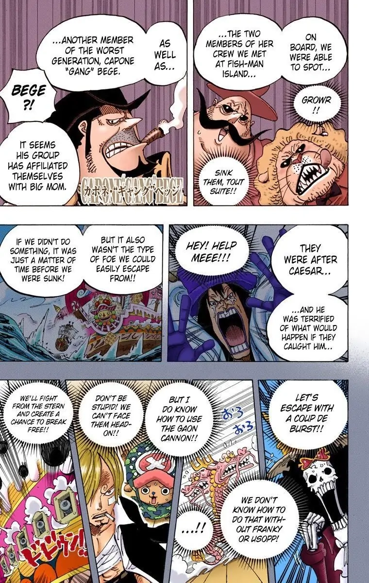 One Piece (Official Colored) Chapter 807 page 14 - 