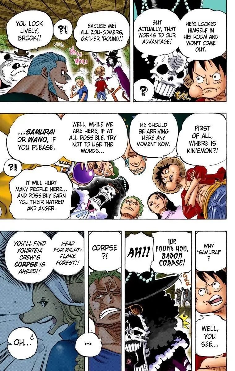 One Piece (Official Colored) Chapter 807 page 10 - 