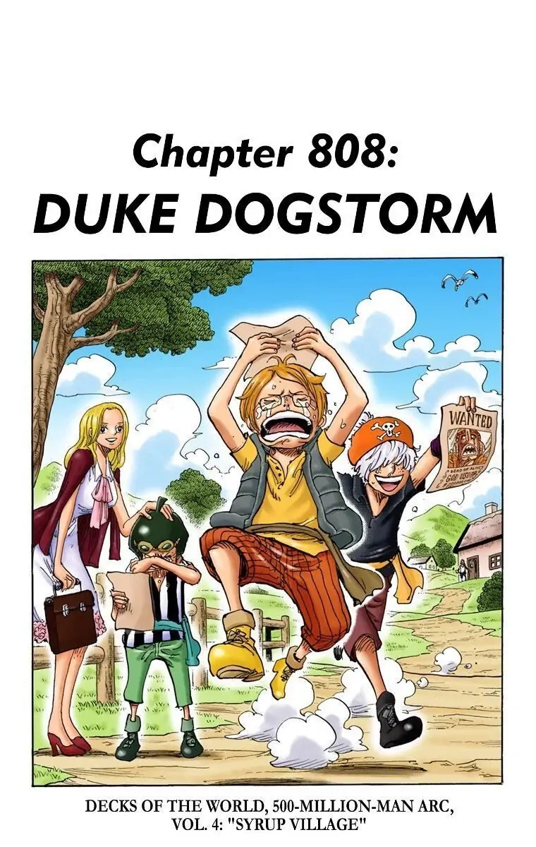 One Piece (Official Colored) Chapter 808 page 1 - 