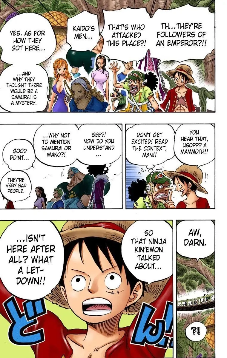 One Piece (Official Colored) Chapter 808 page 10 - 
