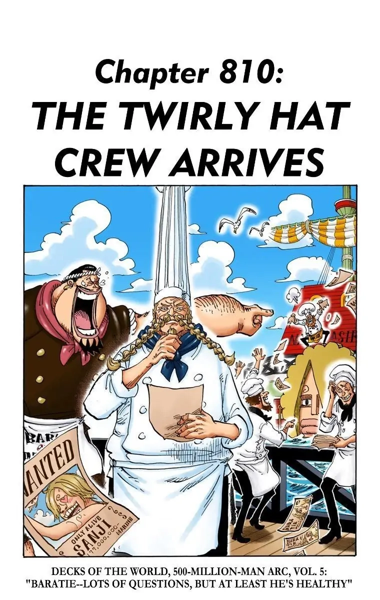 One Piece (Official Colored) Chapter 810 page 1 - 