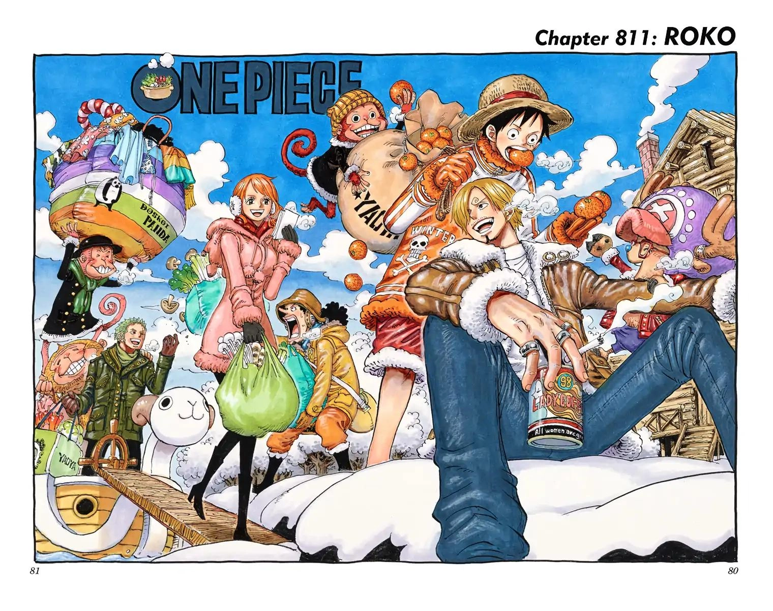 One Piece (Official Colored) Chapter 811 page 1 - 