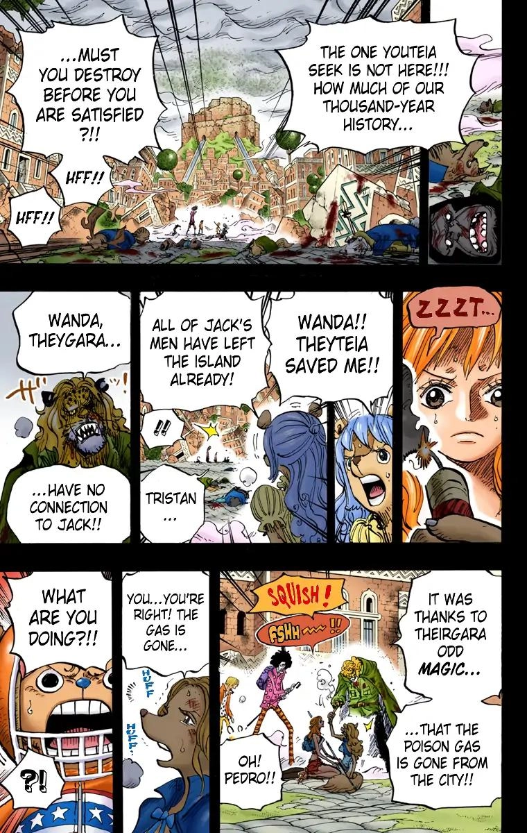 One Piece (Official Colored) Chapter 811 page 11 - 
