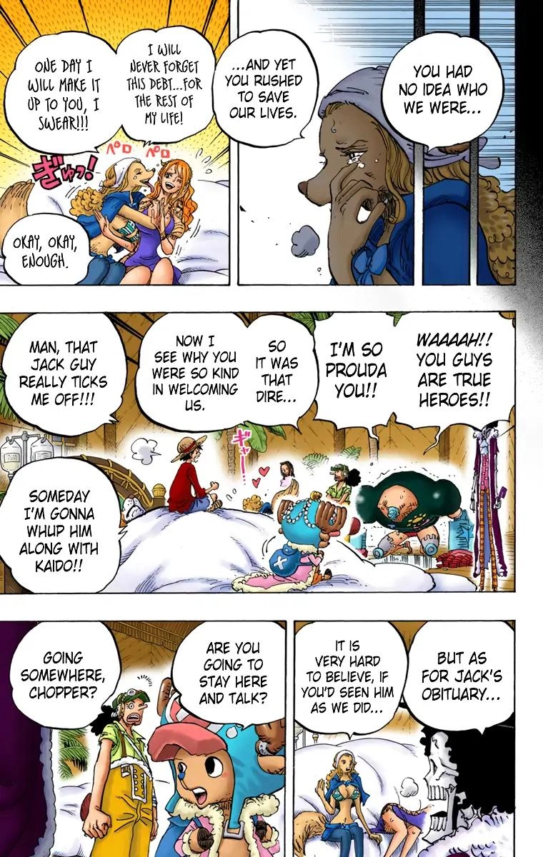 One Piece (Official Colored) Chapter 811 page 15 - 