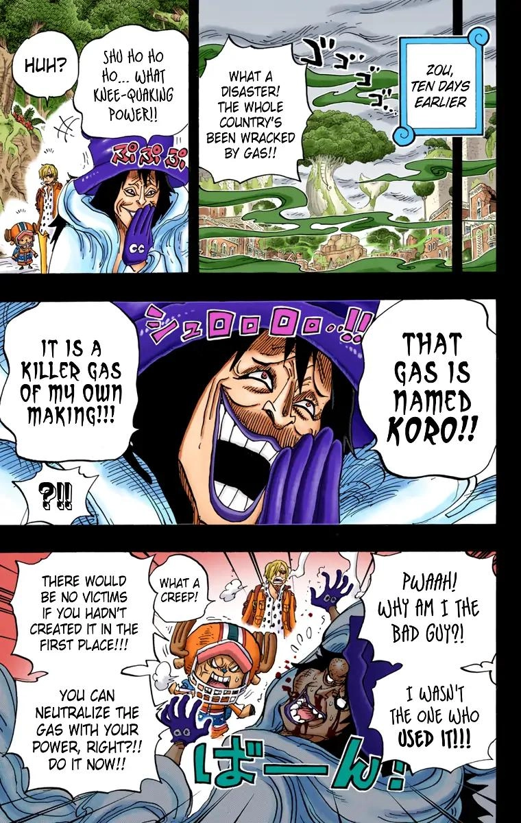 One Piece (Official Colored) Chapter 811 page 3 - 