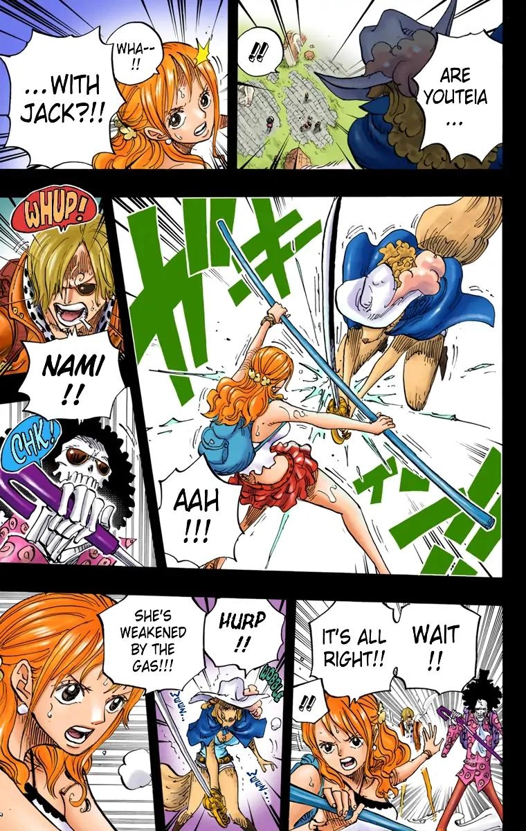 One Piece (Official Colored) Chapter 811 page 9 - 