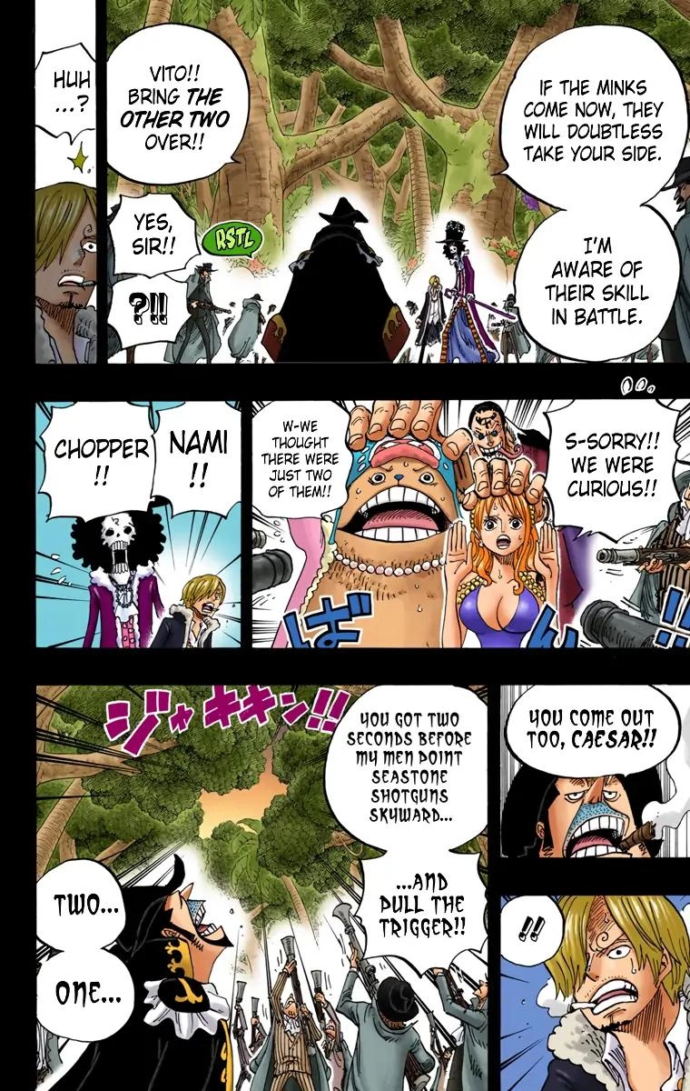 One Piece (Official Colored) Chapter 812 page 14 - 