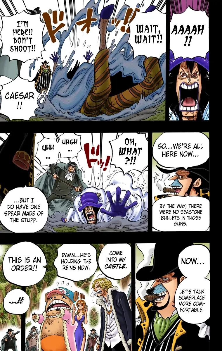 One Piece (Official Colored) Chapter 812 page 15 - 