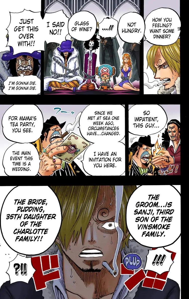 One Piece (Official Colored) Chapter 812 page 17 - 