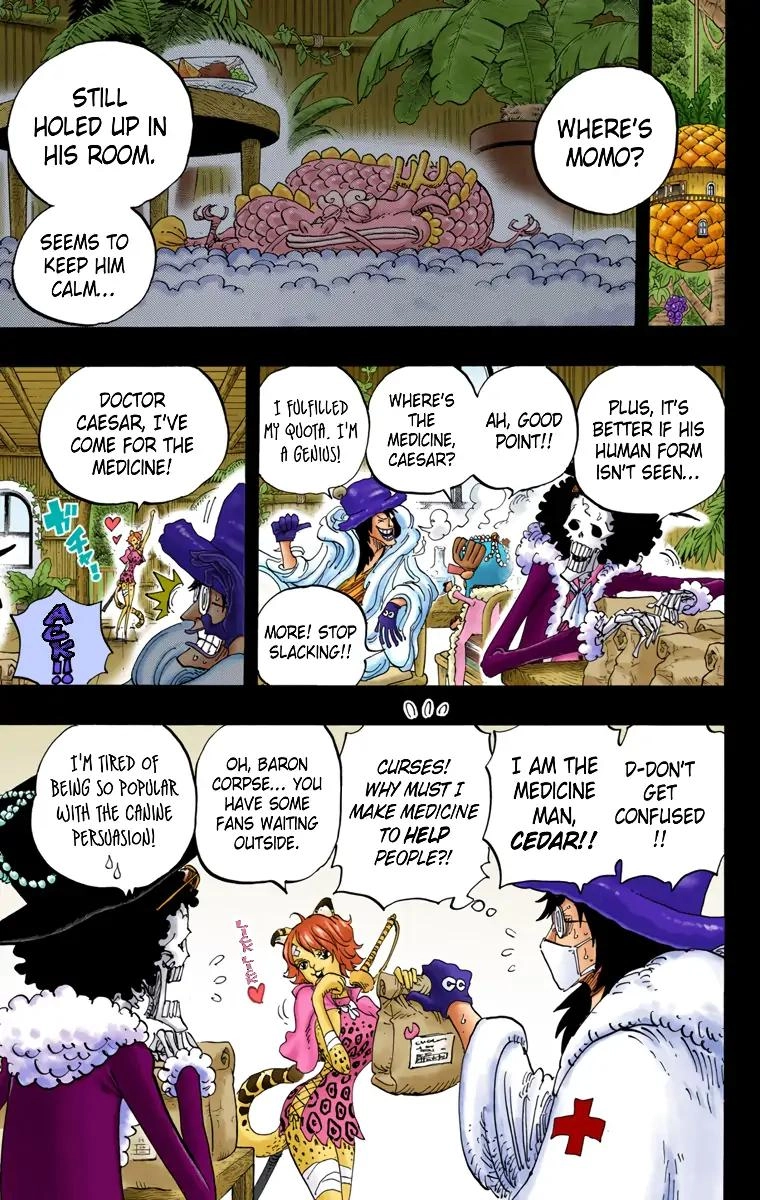 One Piece (Official Colored) Chapter 812 page 5 - 