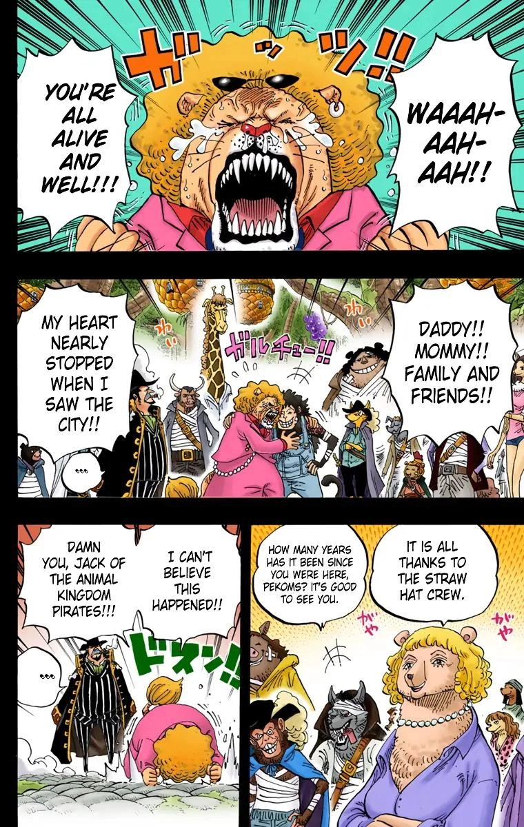One Piece (Official Colored) Chapter 812 page 6 - 