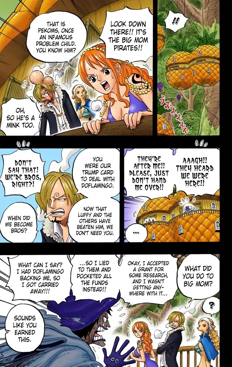 One Piece (Official Colored) Chapter 812 page 7 - 