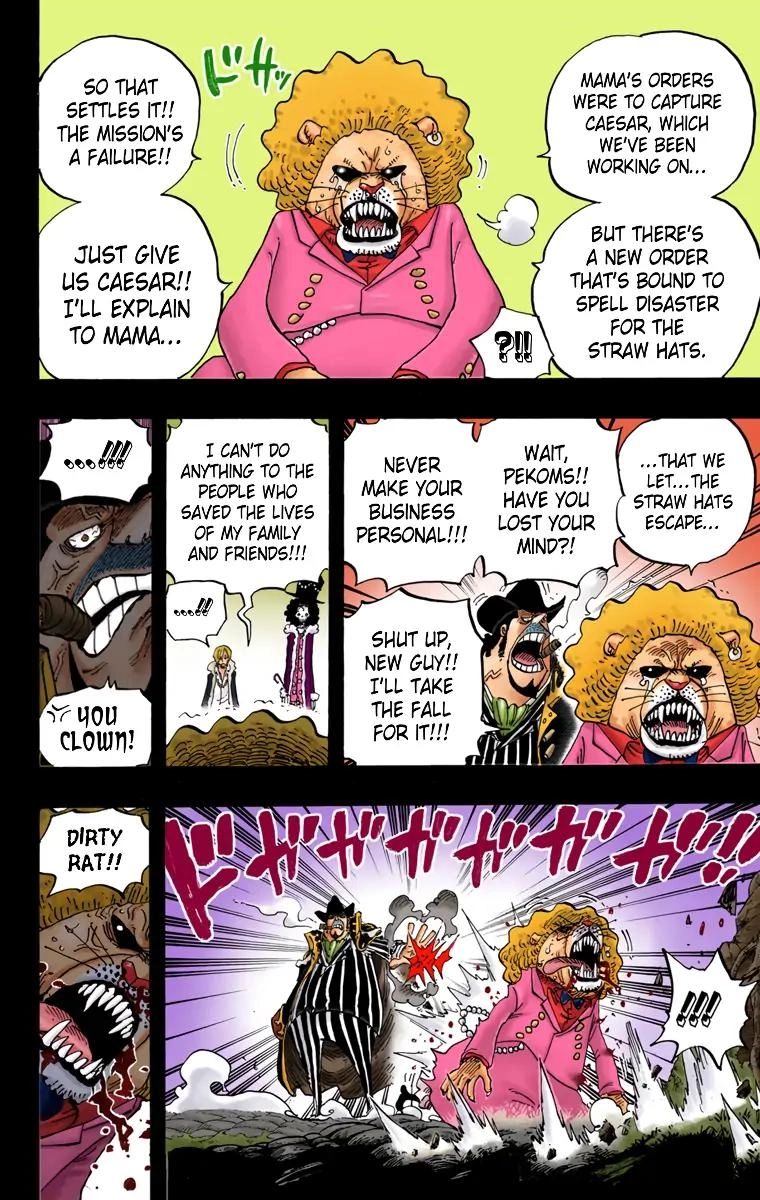 One Piece (Official Colored) Chapter 812 page 10 - 