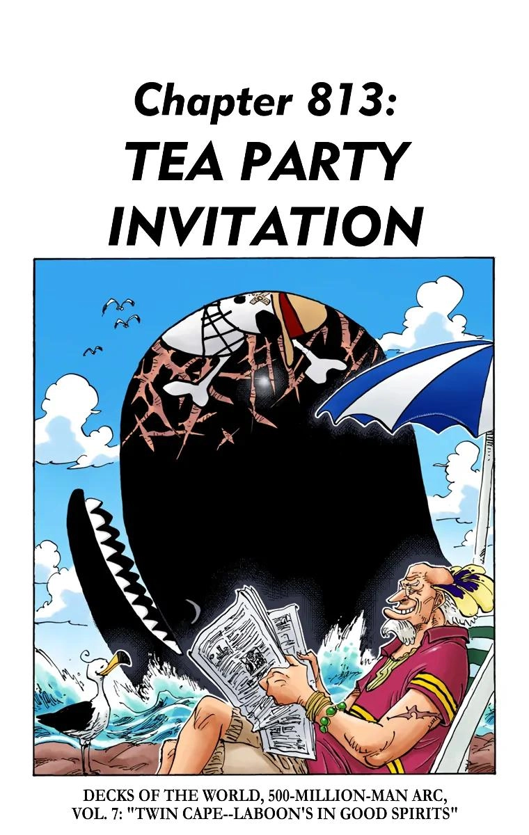 One Piece (Official Colored) Chapter 813 page 1 - 