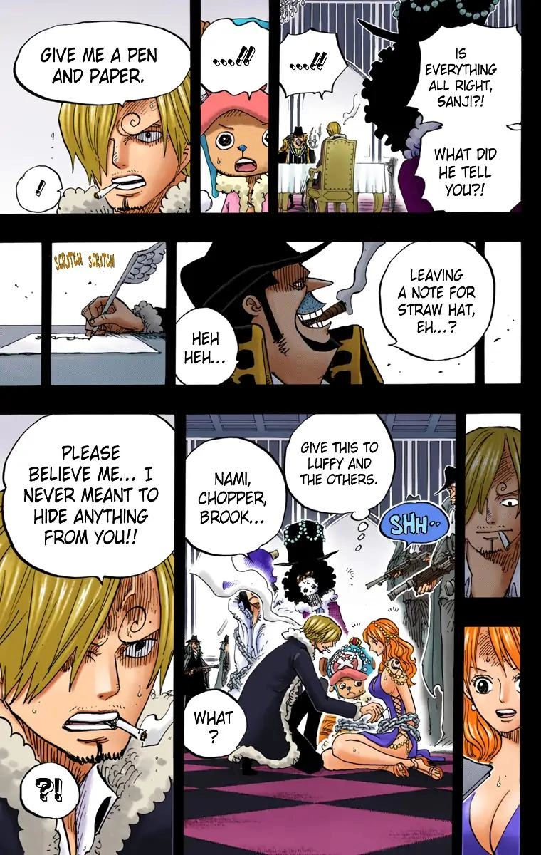 One Piece (Official Colored) Chapter 813 page 11 - 