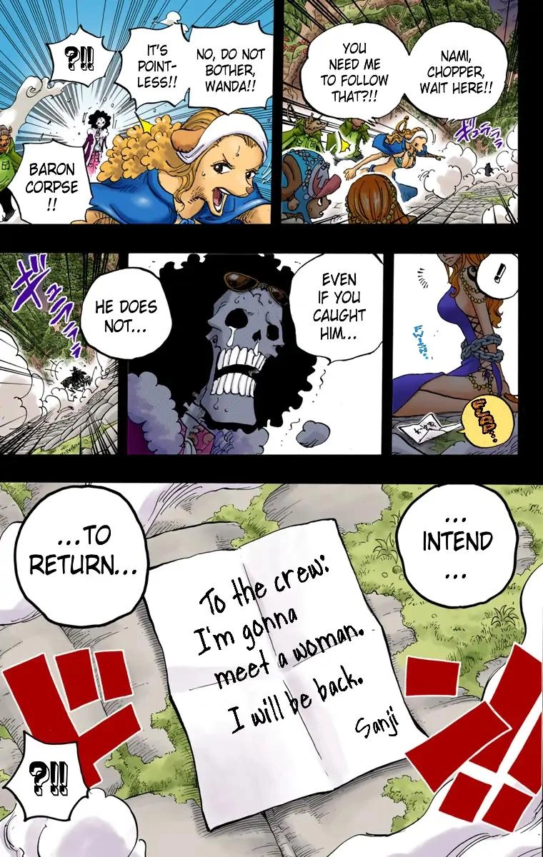 One Piece (Official Colored) Chapter 813 page 17 - 
