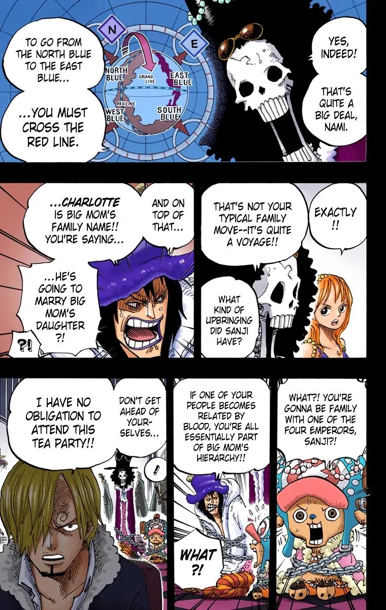One Piece (Official Colored) Chapter 813 page 5 - 