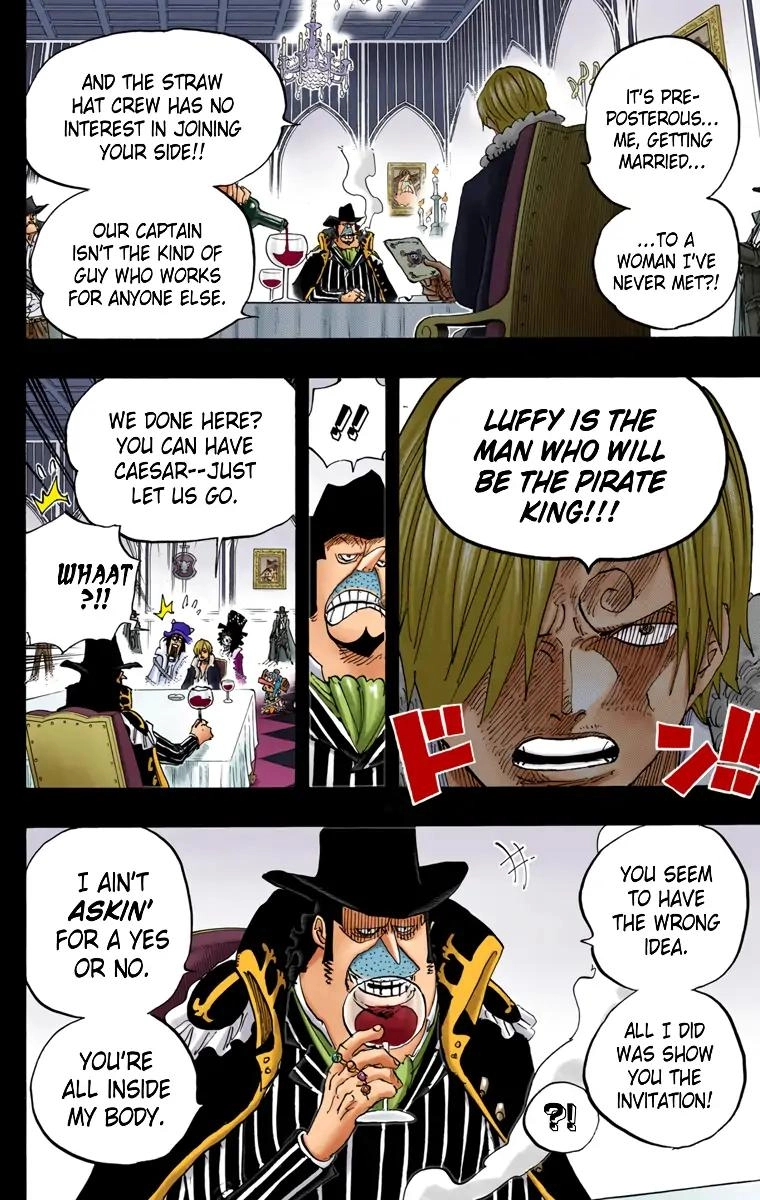 One Piece (Official Colored) Chapter 813 page 6 - 