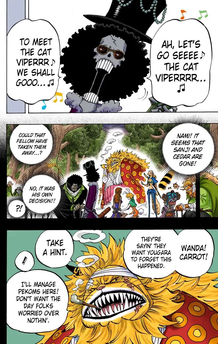 One Piece (Official Colored) Chapter 814 page 2 - 