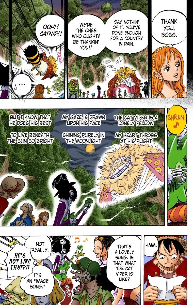 One Piece (Official Colored) Chapter 814 page 3 - 
