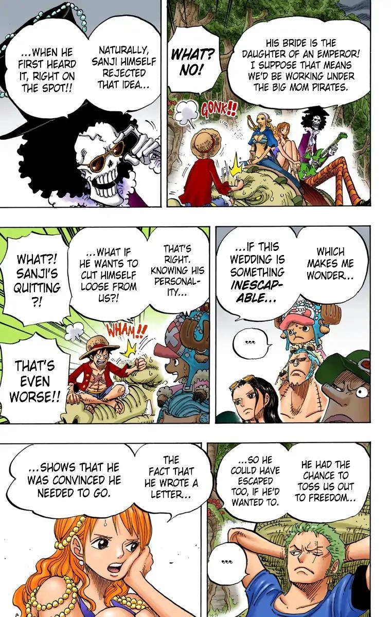 One Piece (Official Colored) Chapter 814 page 5 - 