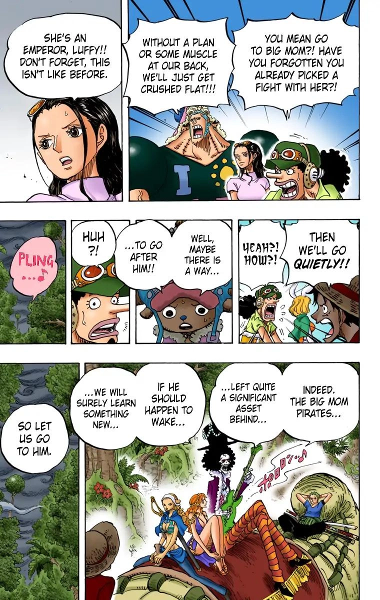 One Piece (Official Colored) Chapter 814 page 9 - 