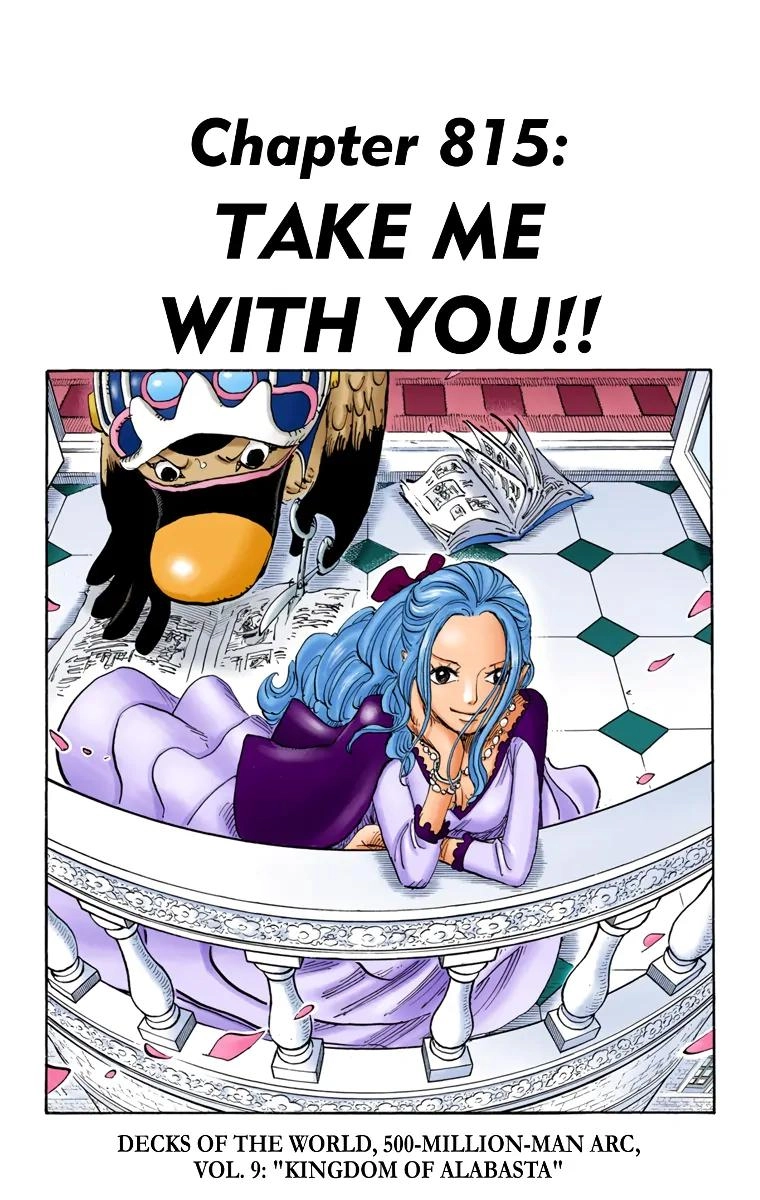 One Piece (Official Colored) Chapter 815 page 1 - 
