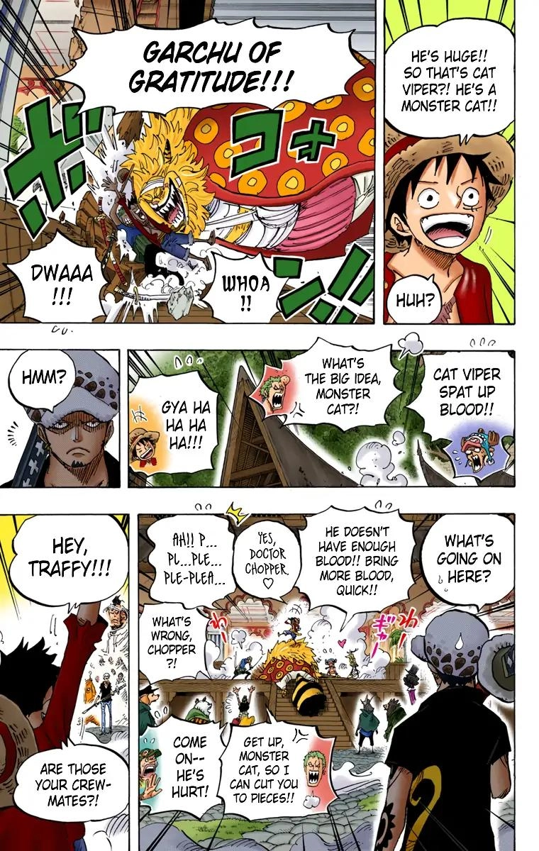 One Piece (Official Colored) Chapter 815 page 11 - 
