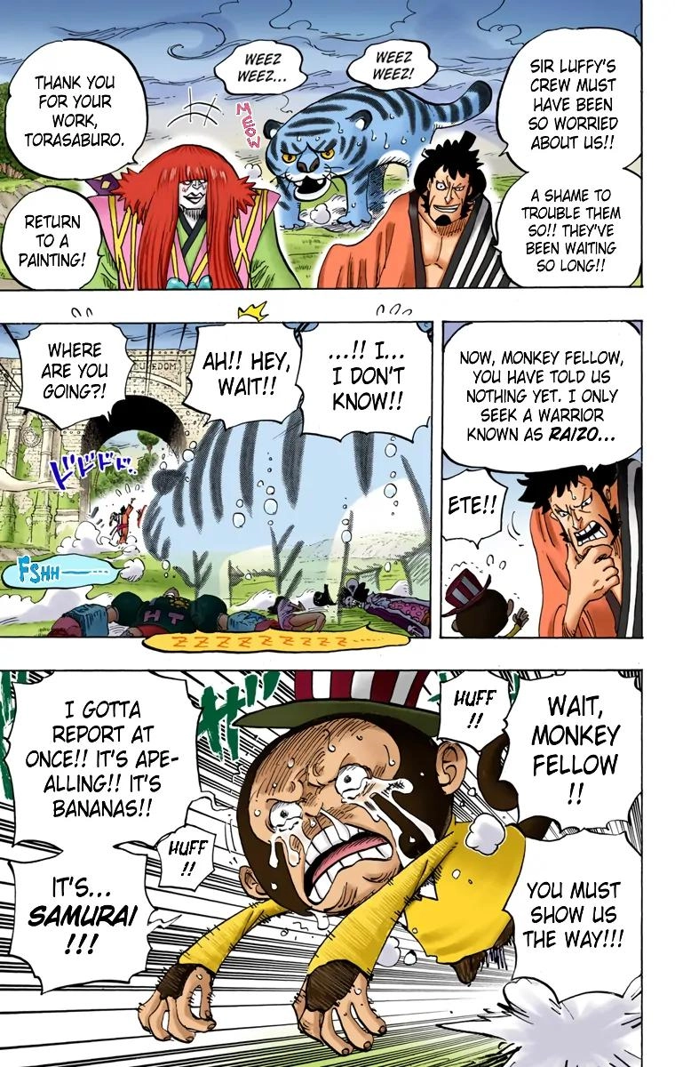 One Piece (Official Colored) Chapter 815 page 17 - 