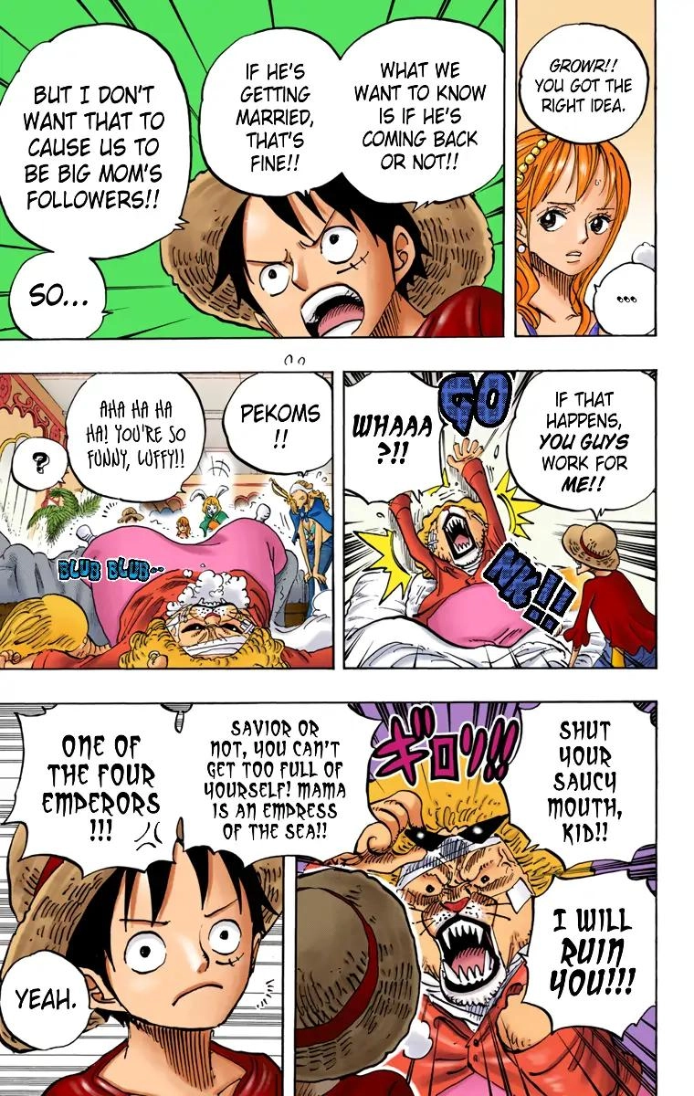 One Piece (Official Colored) Chapter 815 page 3 - 